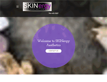 Tablet Screenshot of myskinergy.com